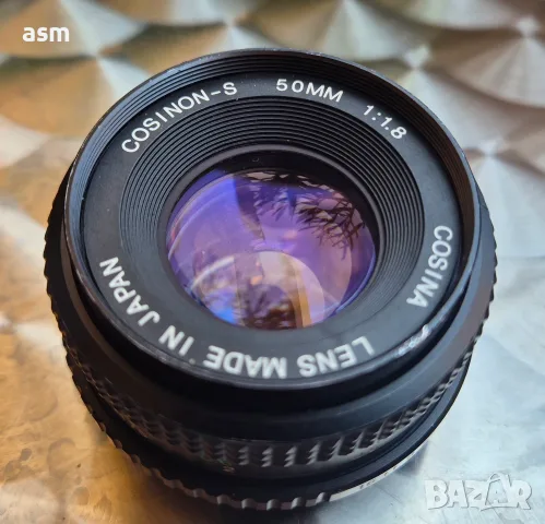 Продавам Обектив COSINON-S 1,8/50mm за Pentax, снимка 4 - Обективи и филтри - 55338113