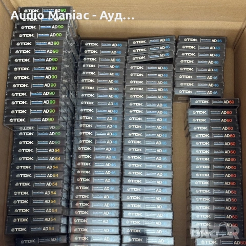 Аудио касети TDK AD46, 54, 60, 90  Type I, , снимка 4 - Декове - 55226236