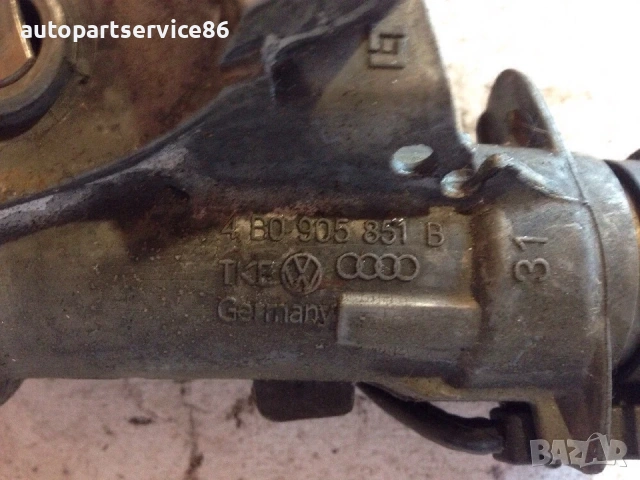 Запалителна ключалка с ключ и ECU за Audi A4-A6 4B0905851, снимка 3 - Части - 54726602