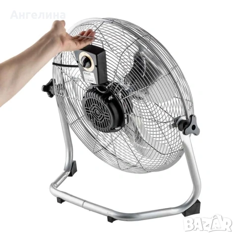 Вентилатор подов 18'' Muhler FM-1813, 100W, индустриален, метален, снимка 4 - Вентилатори - 55128916
