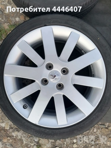Оригинални джанти 17" 4х108 Peugeot, снимка 6 - Гуми и джанти - 55064106