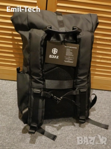 Водоустойчива Rolltop раница за лаптоп 16/17" – BJIAX, снимка 9 - Раници - 54874579