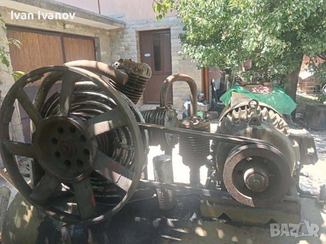 Български компресор ук 100, снимка 2 - Други машини и части - 55231740
