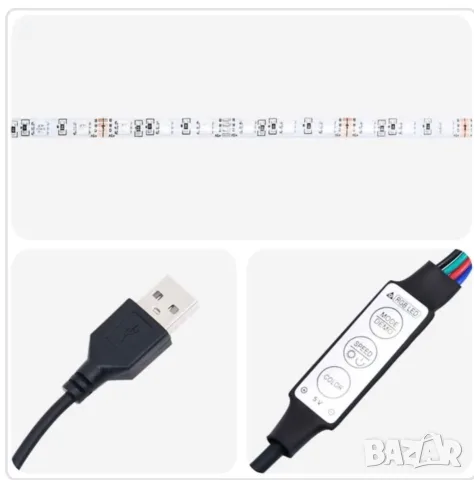Шкаф с LED подсветка, снимка 5 - Шкафове - 55449496