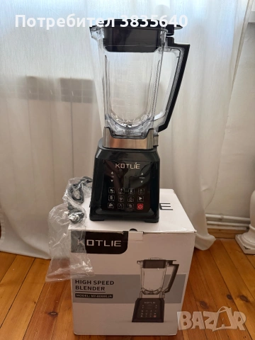 Блендер KOTLIE High Speed 2200W – мощен професионален блендер с програми и голяма кана