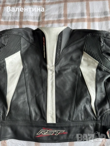 Кожено мото яке RST Pro Series, размер 44 (L), черно, снимка 2 - Якета - 54661342