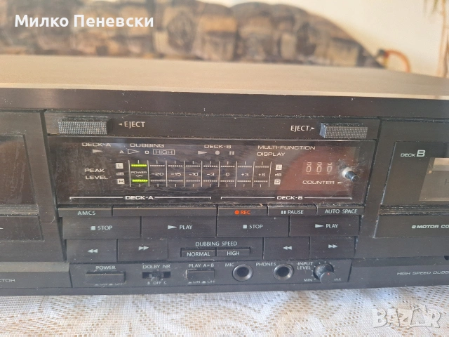 ONKYO TA-W30 DOUBLE STEREO CASSETTE DECK.MADE IN JAPAN., снимка 3 - Декове - 54904290