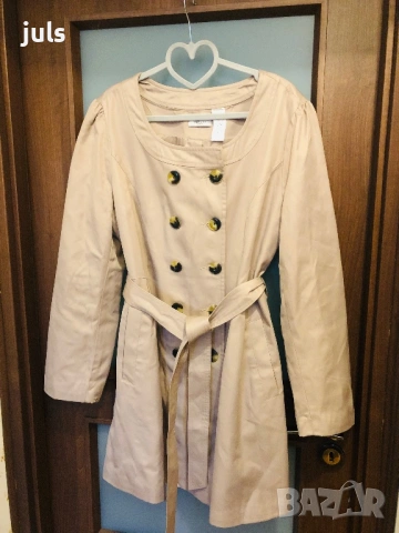 Тренчкот Motivi, Redute, Khujo, L и M размер, снимка 5 - Палта, манта - 48934008