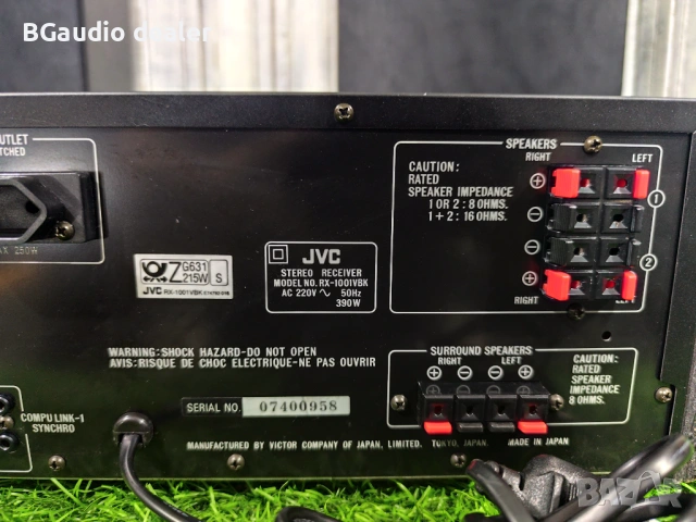JVC Rx 1001v BK , снимка 4 - Ресийвъри, усилватели, смесителни пултове - 54907718