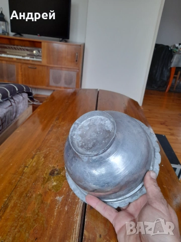 Стара медна,бакърена паница,купа, снимка 3 - Други ценни предмети - 54283002