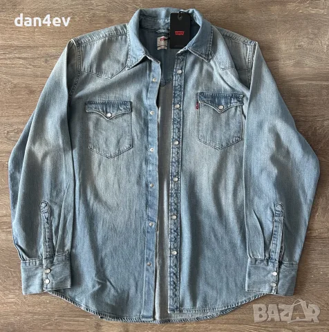 Дънкова риза Levi’s, снимка 11 - Ризи - 55600862