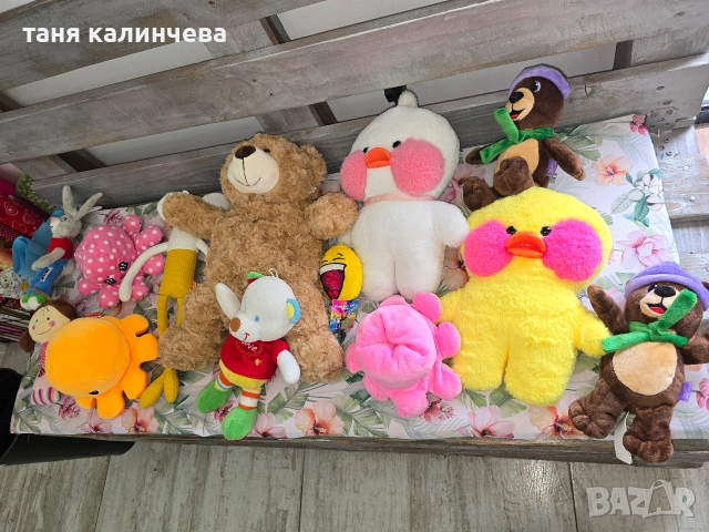 Голям лот от плюшени играчки с раничка, снимка 2 - Плюшени играчки - 55191322