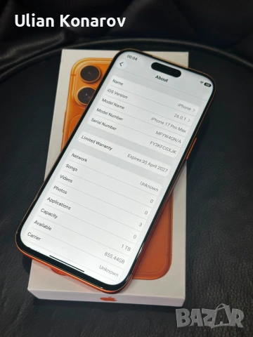 iphone 17 Pro Max 1TB копие, снимка 5 - Apple iPhone - 55124084