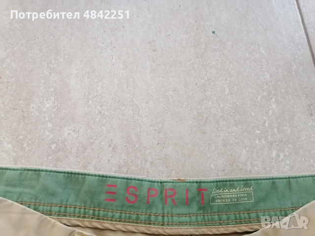 Мъжки къси панталонки, памучни, Esprit, 33 размер , снимка 3 - Къси панталони - 55047667