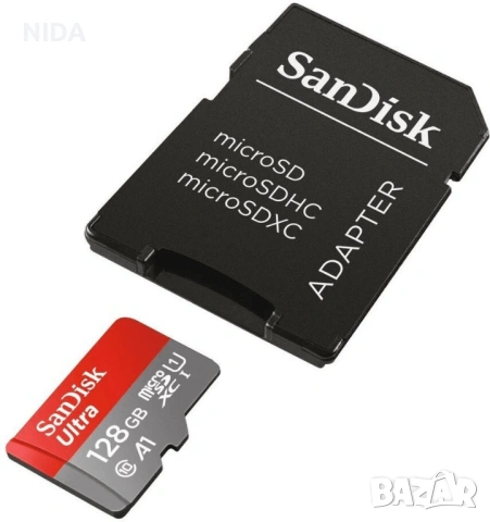SanDisk Micro SD, 128GB, НОВА, снимка 5 - Карти памет - 54814019