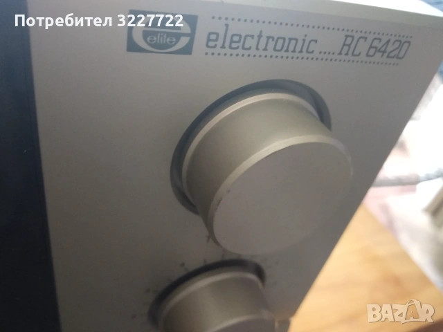 Elit electronic rc6420 ресивър 1975г., снимка 7 - Ресийвъри, усилватели, смесителни пултове - 55215956