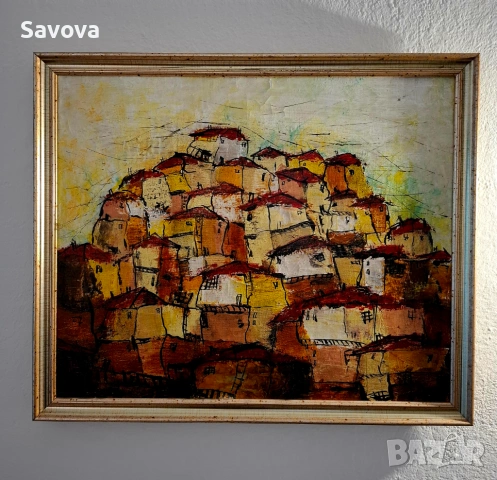 Авторска картина, серия "Селски къщички"