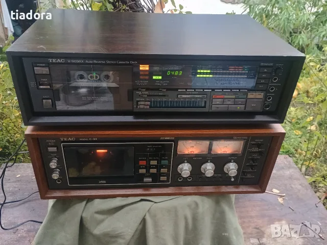  TEAC V-909RX и TEAC C-3X с оригинални дървени кабинети, снимка 3 - Декове - 55428128