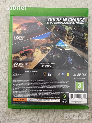 Forza Horizon 3 Xbox One, снимка 3 - Игри за Xbox - 55267163