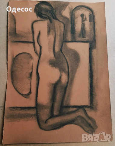 Картина на худ. Йордан Денев" 1928-2006 г, снимка 6 - Антикварни и старинни предмети - 54632524