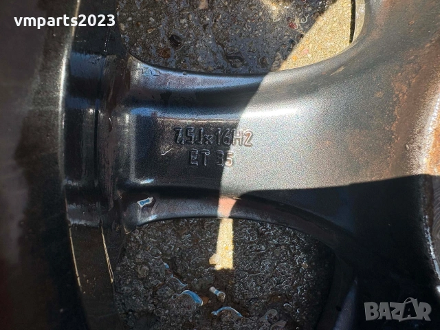 джанти 16 Mercedes 5x112 et35 8.5J , снимка 7 - Гуми и джанти - 54562423
