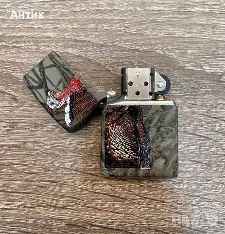 Оригинална запалка Zippo Turkey Camouflage Design (пуйка) – нова, в кутия, снимка 3 - Колекции - 54801933
