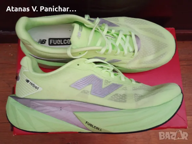 New Balance FuelCell Rebel v5 Mint Flash, снимка 2 - Маратонки - 55667581