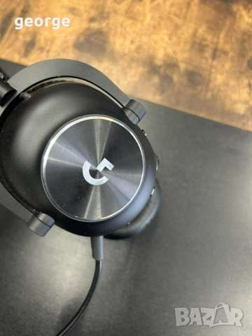 Слушалки Gaming Безжични Logitech G PRO X, Surround 7.1, 2.4GHz LightSpeed, Функция BLUE VO!CE, Чере, снимка 3 - Bluetooth слушалки - 54726898
