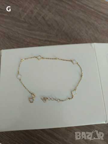 Златна гривна 1гр, снимка 2 - Гривни - 54584974