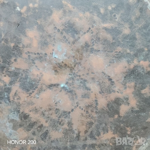 Стара медна, бакърена тава. , снимка 3 - Антикварни и старинни предмети - 54988911