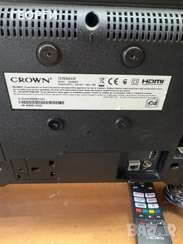 Телевизор Crown 32 инча эа ремонт, снимка 3 - Телевизори - 55211190