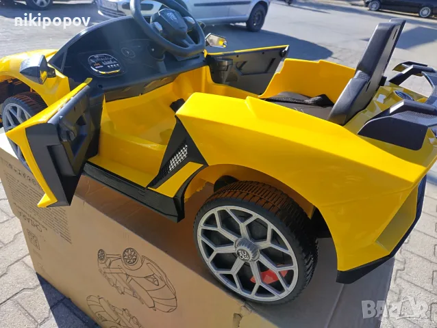 LAMBO Акумулаторна кола CHIARA жълт, снимка 7 - Други - 55440073