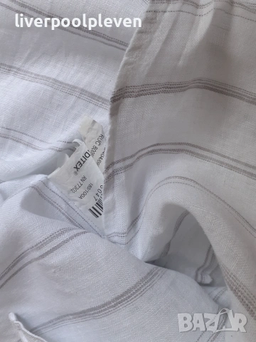 👉Ленена Zara Man  Original L, снимка 5 - Ризи - 55153079