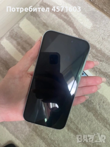 Продавам iPhone 15 в синьо, с поставен протектор и 128 GB, снимка 3 - Apple iPhone - 54599166