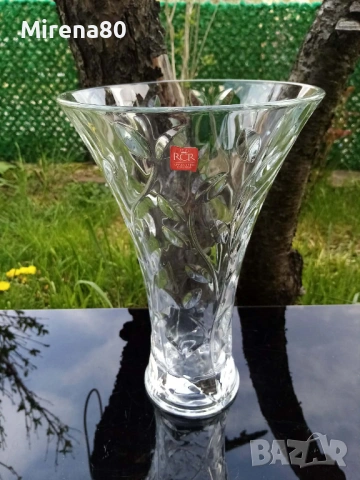 Кристална ваза 30 см - нова !, снимка 2 - Вази - 54239859