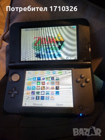 nintendo 3ds xl със zelda игри