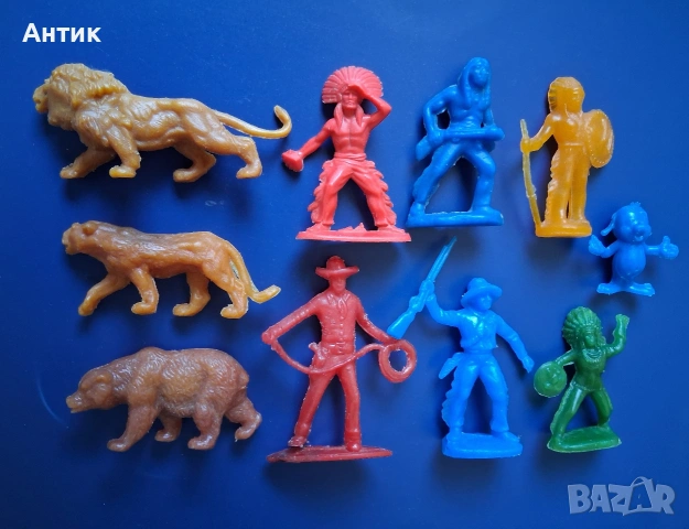 Лот Стари Фигурки Стрелбище от Соца, снимка 3 - Колекции - 54096460