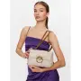 Дамска чанта PINKO Love Mini Puff в бял цвят, снимка 7