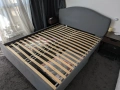 Легло IKEA 160х200 см. + ортопедичен TED матрак + подматрачна рамка IKEA + 2 кутии/чекмеджета, снимка 2