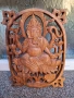Дърворезба буда, снимка 1
