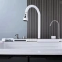 Умна кухненска мивка с изтеглящ се кран – LED дисплей, водопад, филтрирана вода , снимка 3