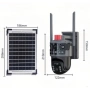 Соларна Wi-fi камера с панорамен изглед 12 MP, IP65, 8W Соларен Панел, снимка 4