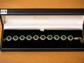 Елегантна гривна Swarovski Crystal Frost Couture Lady Kate, 925 Silver, нова, изумруденозелен цвят
, снимка 7