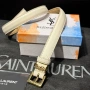 колани от естествена кожа в кутия ysl saint laurent , снимка 2