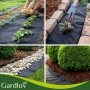 Черен агротекстил против плевели 1,6×20 м, 50 г/м² Gardlov, снимка 1