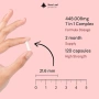 Нови добавки Калий магнезий CoQ10 чесън 7 в 1 за сърце и нормално кръвно 120 капсули, снимка 3