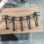 Декоративна стенна закачалка от ковано желязо с дизайн на рози, снимка 4