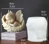 4 вида 3D Бебе дете в раковина цветя силиконов молд форма фондан шоколад смола свещ декор, снимка 5