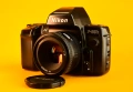 Nikon F-801s + Nikkor AF 50mm f/1.8, снимка 1