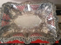 Посребрена купа,фруктиера ,панер арт деко, снимка 5
